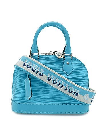 Louis Vuitton LOUIS VUITTON Epi Alma BB Handbag/Shoulder Bag, Turquoise Blue, M20609 (view 1)