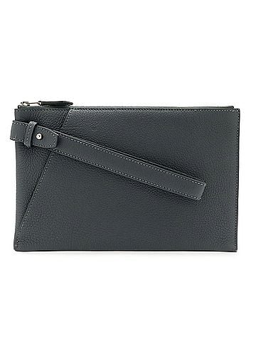 Hermès HERMES Cabas Vertige 24 Clutch Bag, Second Togo Leather, Gris Misty Gray, B Stamp (view 1)