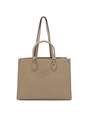 Louis Vuitton LOUIS VUITTON Louis Vuitton Monogram Empreinte OnTheGo MM Tote Bag Handbag Shoulder Tourtrere Beige M45607 (view 2)