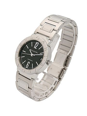 Bvlgari Bulgari BVLGARI Watch Stainless Steel Men's Women's Black BB33SS AUTO (view 2)