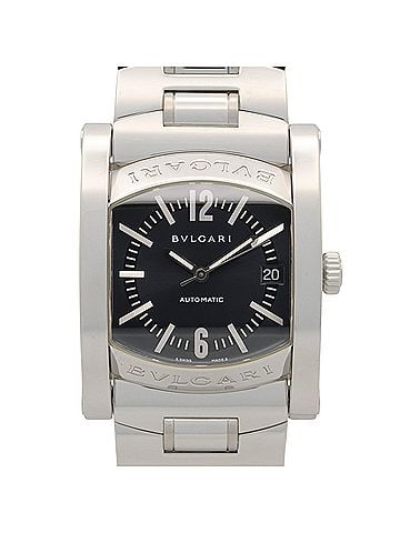 Bvlgari Bulgari BVLGARI Assioma Watch, Stainless Steel, Men's, Gray/Blue-Gray, AA44S (view 1)