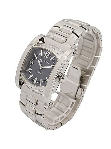 Bvlgari Bulgari BVLGARI Assioma Watch, Stainless Steel, Men's, Gray/Blue-Gray, AA44S (view 2)