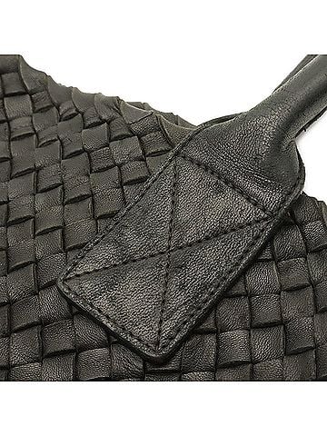 Bottega Veneta BOTTEGA VENETA Intrecciato Cabas PM Tote Bag Shoulder Leather Black Handbag (Pouch missing) 141498 (view 1)