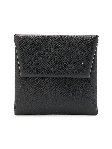 Hermès HERMES Bastia Wallet/Coin Purse, Coin Veau Epsom Leather, Black, C Stamp (view 2)