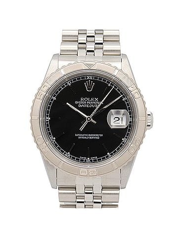 Rolex Rolex Thunderbird P-series watch, 18K white gold (WG) stainless steel, men's, black bar casing, 16264. (view 1)