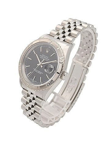 Rolex Rolex Thunderbird P-series watch, 18K white gold (WG) stainless steel, men's, black bar casing, 16264. (view 2)