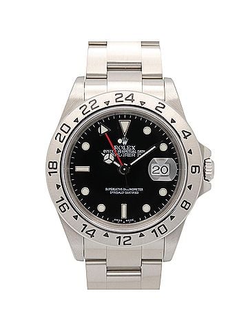 Rolex Rolex Explorer II P-serial watch, stainless steel, men's, black, 16570 (view 1)