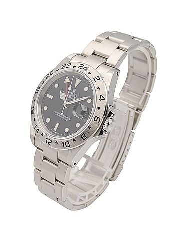 Rolex Rolex Explorer II P-serial watch, stainless steel, men's, black, 16570 (view 2)
