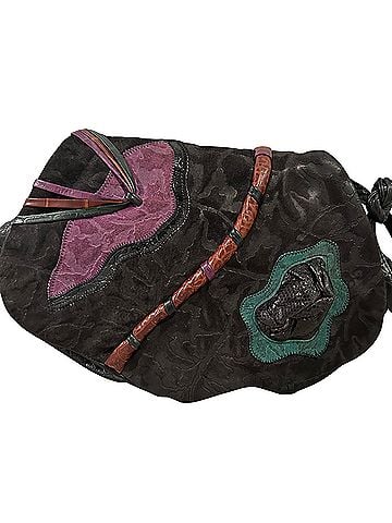 Reem Acra Leather Hobo (view 2)