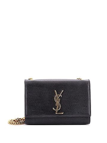 Saint Laurent Classic Monogram Crossbody Bag Grainy Leather Small (view 1)