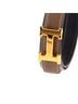 Hermès 100% Leather Gray Constance Reversible Belt Leather Thin One size - photo 4