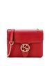 Gucci 100% Leather Red Interlocking Shoulder Bag Leather Small One size - photo 1