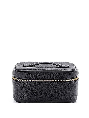 Chanel Vintage Timeless Cosmetic Case Caviar Medium (view 1)