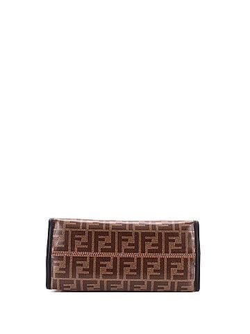 Fendi Peekaboo Defender Bag Zucca Coated Canvas and Patent Mini (view 2)