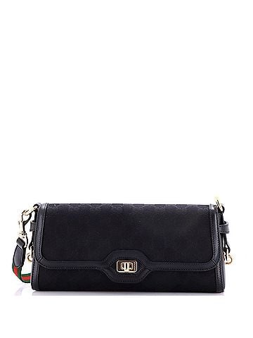 Gucci Luce Shoulder Bag GG Canvas with Leather Small (view 1)