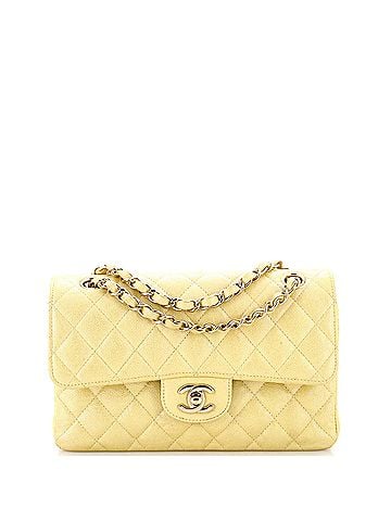 Chanel Classic Double Flap Bag Quilted Iridescent Caviar Small (view 1)