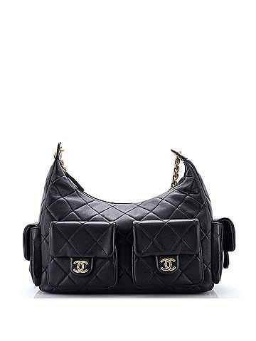 Chanel Trendy Pockets Hobo Quilted Lambskin Large (view 1)