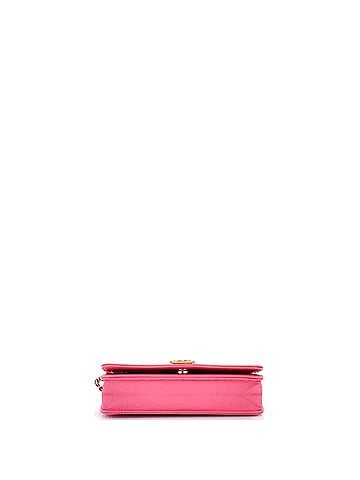 Chanel Boy Wallet on Chain Quilted Caviar (view 2)