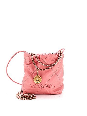 Chanel 22 Chain Hobo Quilted Caviar Mini (view 1)