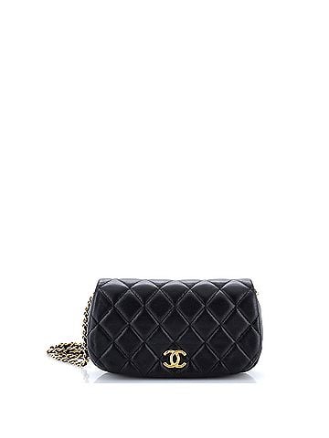 Chanel Coco Mail Clutch with Chain Quilted Calfskin (view 1)