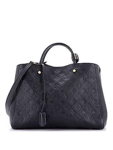 Louis Vuitton Montaigne Handbag Monogram Empreinte Leather GM (view 1)
