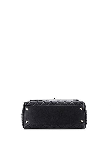 Chanel Coco Top Handle Bag Quilted Caviar Small (view 2)