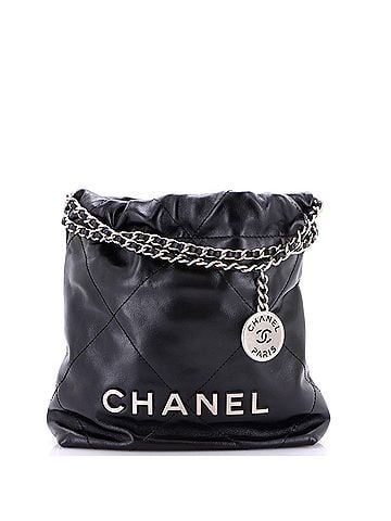Chanel 22 Chain Hobo Quilted Calfskin Mini (view 1)