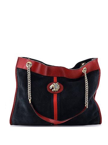 Gucci Rajah Chain Tote Suede Large (view 1)