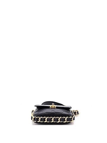 Chanel Framing Chain Flap Bag Quilted Calfskin Small (view 2)