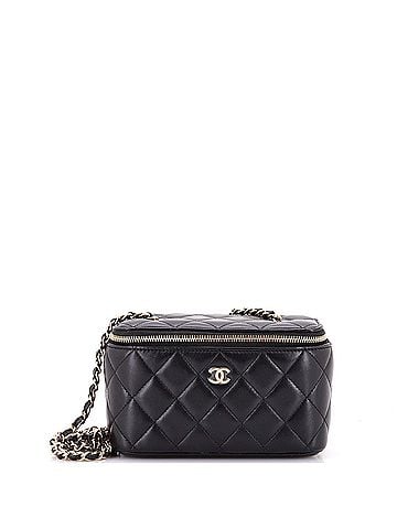 Chanel Classic Vanity Case with Chain Quilted Lambskin Small (view 1)