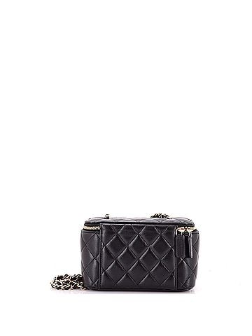 Chanel Classic Vanity Case with Chain Quilted Lambskin Small (view 2)