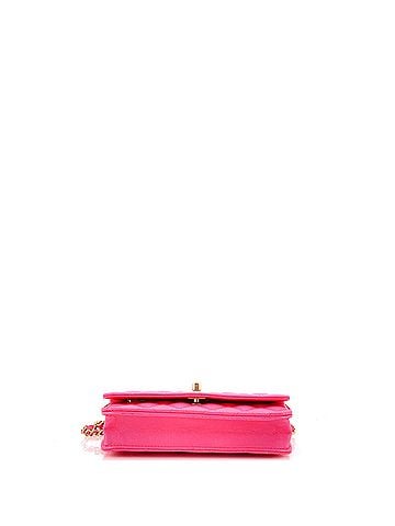 Chanel Flap Bag Charms Strap Wallet on Chain Quilted Caviar (view 2)