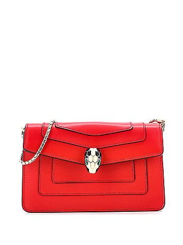 Bvlgari Serpenti Forever Chain Clutch Leather Mini (view 1)