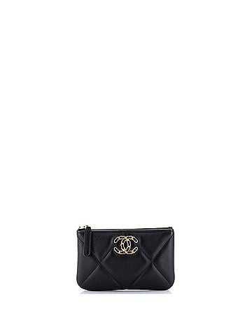 Chanel 19 O Case Pouch Quilted Lambskin Mini (view 1)