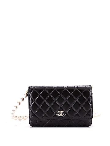 Chanel Pearl Strap CC Wallet on Chain Quilted Calfskin (view 1)