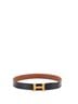 Hermès 100% Leather Black Constance Reversible Belt Leather Medium One size - photo 2