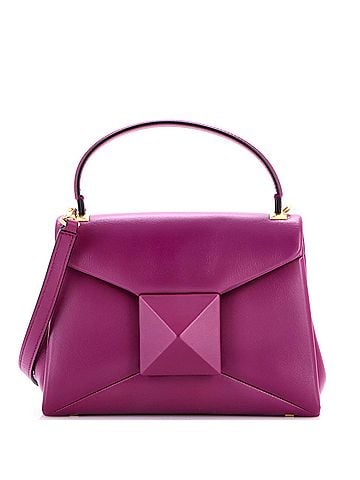 Valentino Garavani One Stud Top Handle Flap Bag Leather Small (view 1)