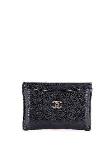 Chanel Classic Card Holder Quilted Caviar (view 1)