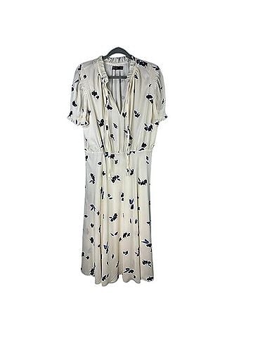 Ralph Lauren Floral Tie-Neck Georgette Dress Casual Dress (view 2)