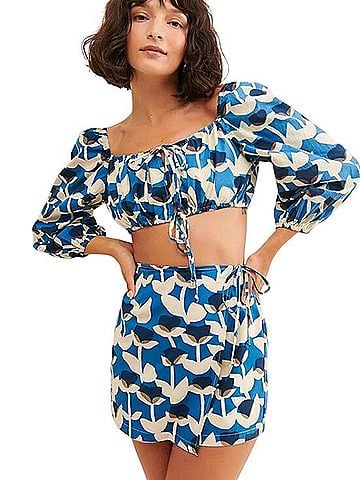 Free People Lisse Crop Top Short Sleeve T-Shirt (view 1)