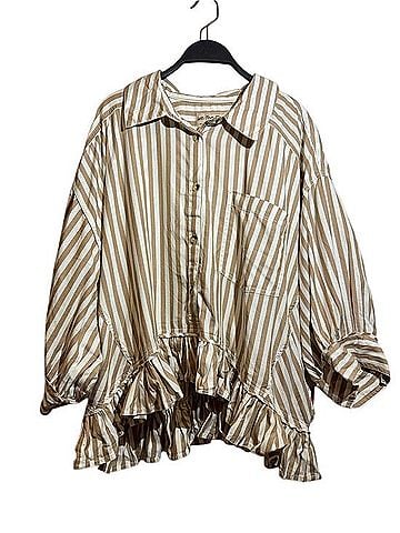 Free People Bailey Stripe Shirt Short Sleeve T-Shirt (view 2)