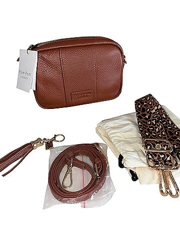 Pom Pom London city mini Leather Crossbody Bag (view 1)