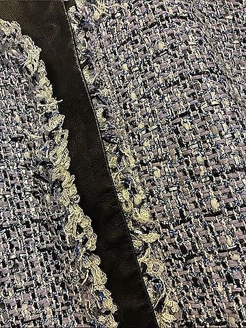 Lafayette 148 New York Tweed Fringe-Trim Jacket Jacket (view 2)