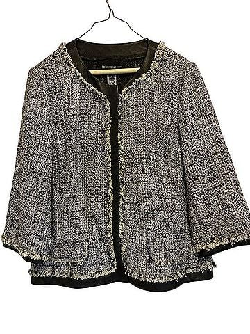 Lafayette 148 New York Tweed Fringe-Trim Jacket Jacket (view 1)