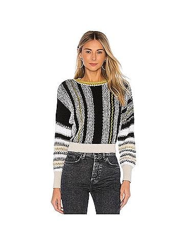 Free People Cropped Knit Pullover Sweater (view 1)