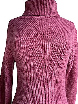 Ann Taylor Turtleneck Cashmere Sweater Cocktail Dress (view 2)