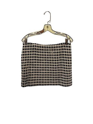 Milly Polka Dot Mini Skirt Wool Skirt (view 1)