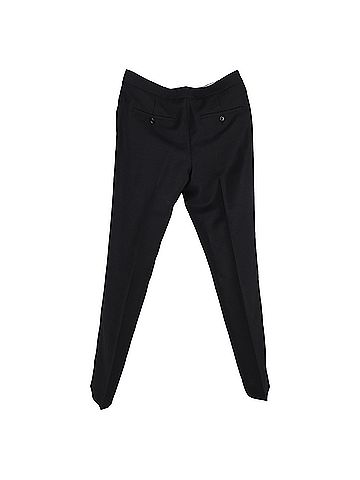 Burberry Burberry London Straight-Leg Tailored Trousers in Black Wool (view 2)