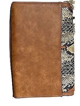 Neiman Marcus Pyramid Leather Clutch (view 2)
