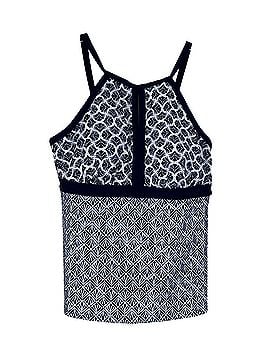 Lands' End Keyhole High Neck Tankini Swimsuit Top (view 1)